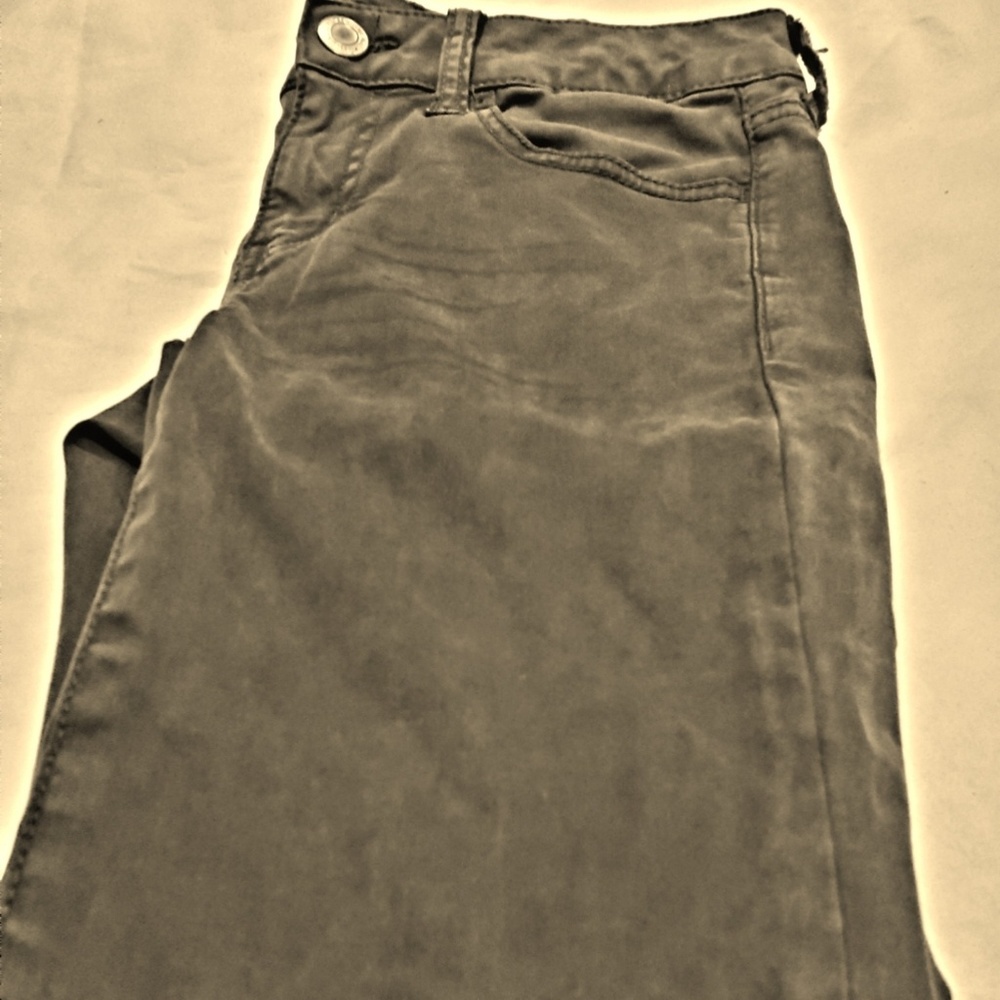 Olive green jeans